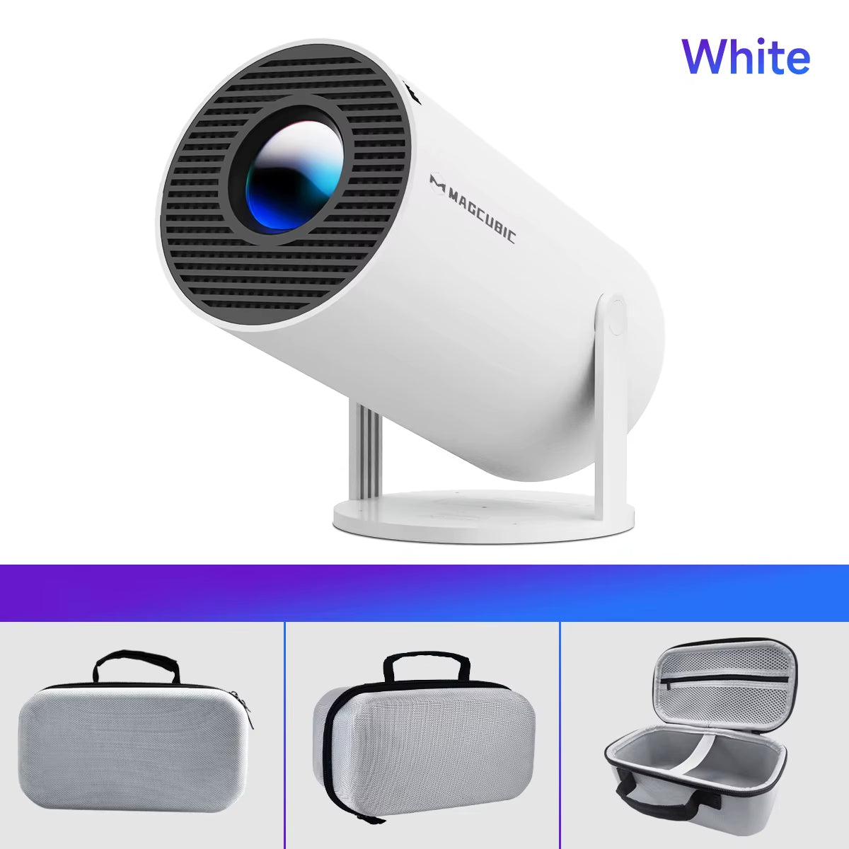 HY300 Pro 8K Android Projector - Dual WiFi 6, 290 ANSI, Bluetooth 5.0, 1080P Home & Outdoor Cinema