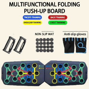 Ultimate Portable Push-Up Board Set - Multifunctional Fitness Equipment for Total Body Training!